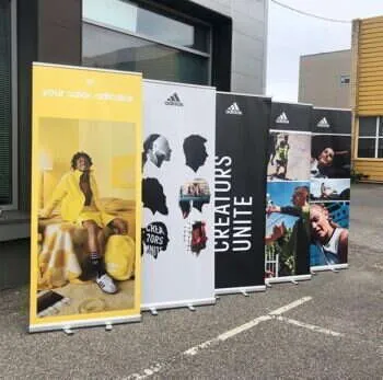 Rollup Banner and stand (foldable) with Bag