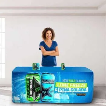 Printed Table Covers - Make Your Trade Show Stand Out