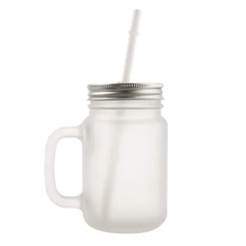 Custom Printed Mason Jar with Lid and Straw with Pictures, Names, Logos and more