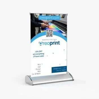 Small Rollup Banner for Table Top