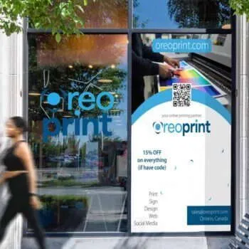 Custom Printed Window Graphics Vinyl